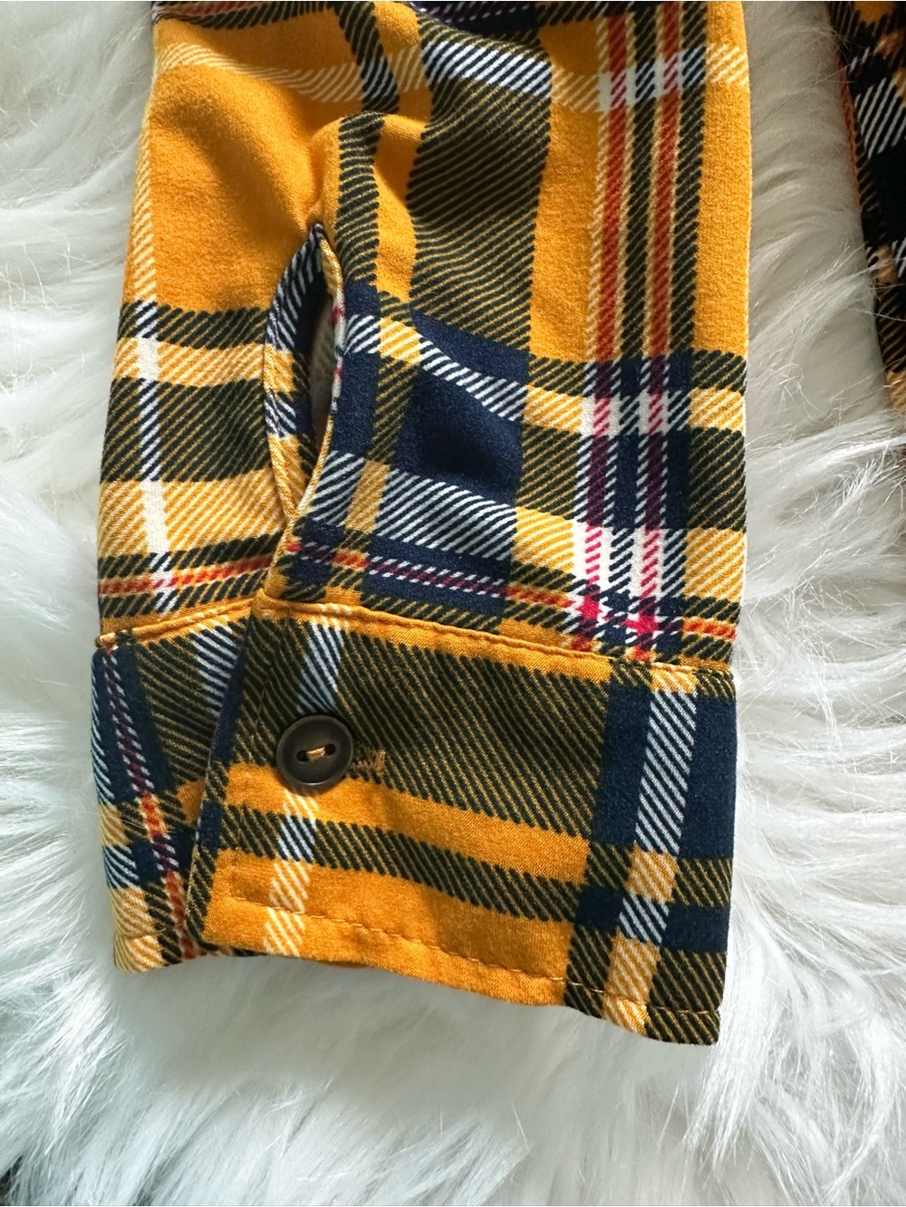 Derek Heart Plaid Button-Up Mini Dress with Belt Size Medium - Picture 5 of 7